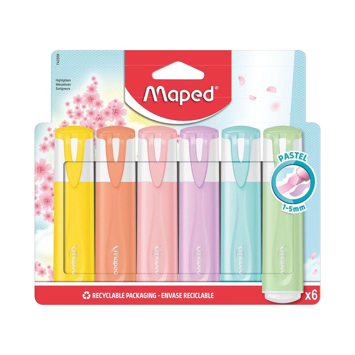 MAPED - PLUMONES COLORPEPS BRUSH X10 EST