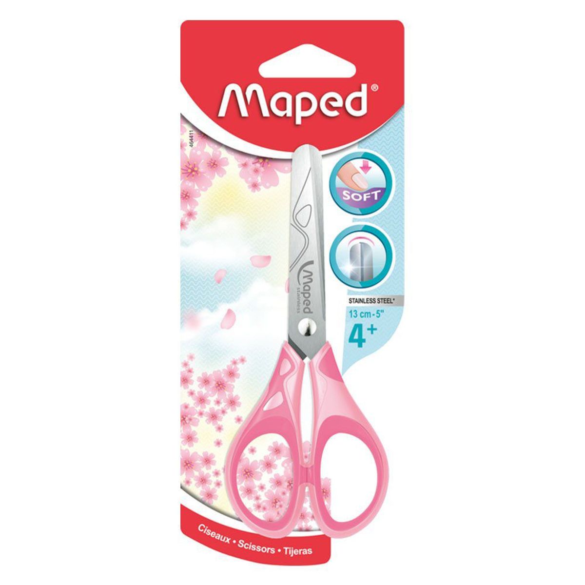 MAPED - Tijera Maped De 13cm Escolar Color Pastel