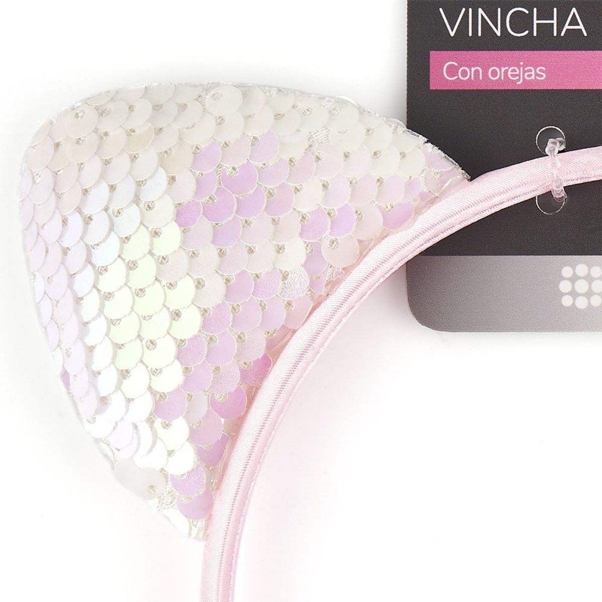 TOTTUS - Vincha con oreja brillos Tottus x 1un