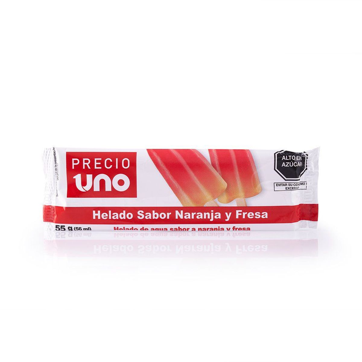 PRECIO UNO - Helado de Agua Precio Uno Naranja y Fresa