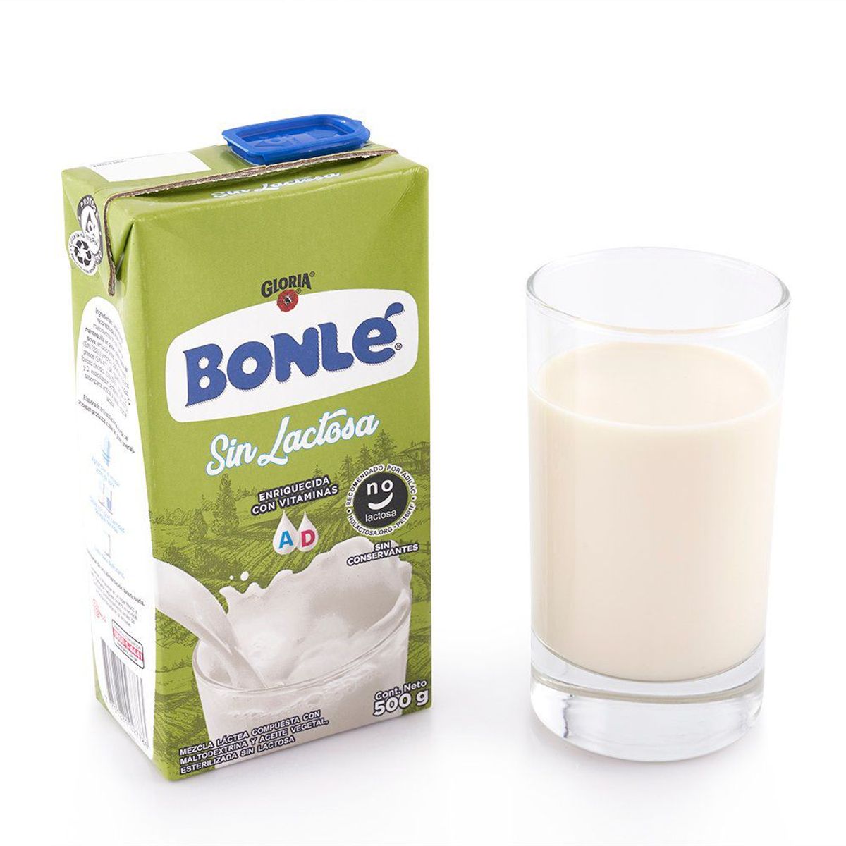 BONLE - Six Pack Mezcla Láctea Compuesta Bonlé Sin Lactosa 500 g