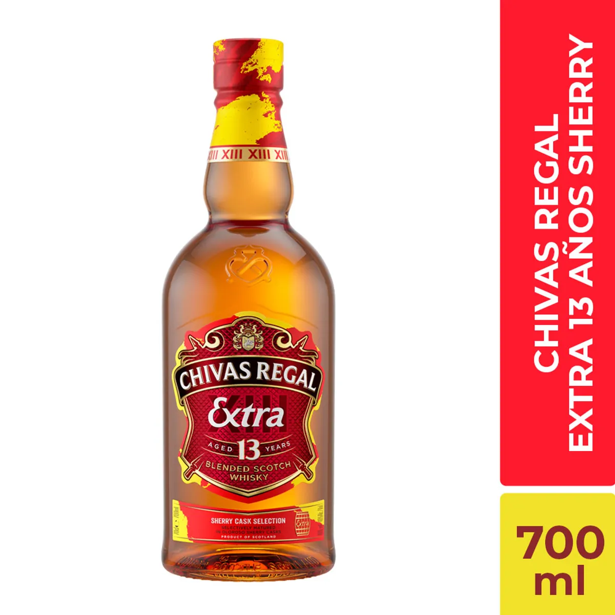 CHIVAS REGAL - Whisky Chivas Regal Extra 13 Años Botella 700 mL