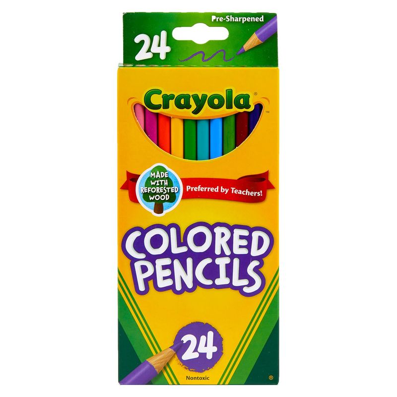 CRAYOLA - Colores Crayola Largos Empaque 24 Und