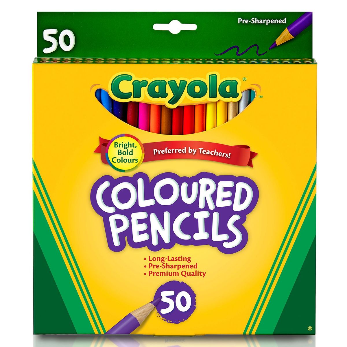 CRAYOLA - CRAYOLA COLORES LARGOS 50UN