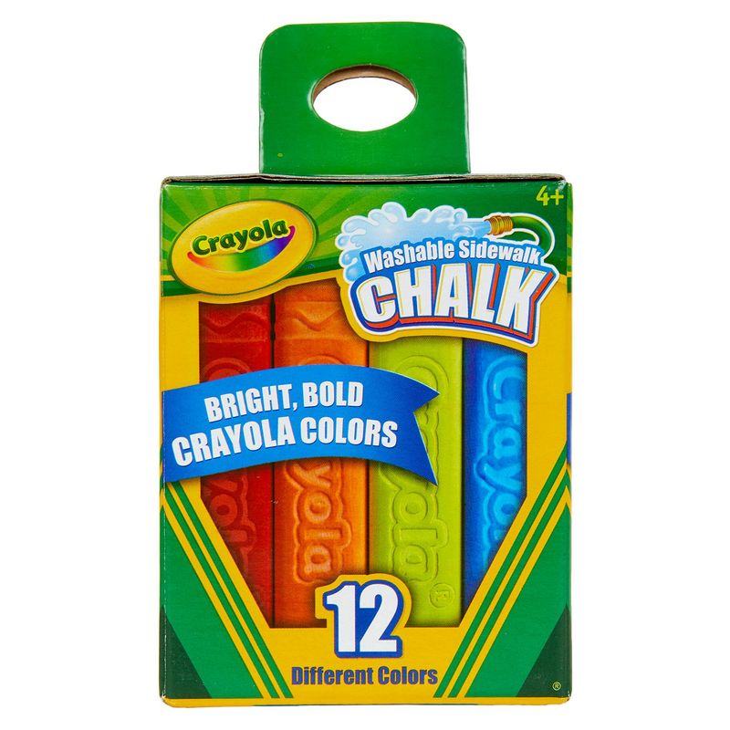 CRAYOLA - Tizas Crayola Jumbo Lavables Empaque 12 Und
