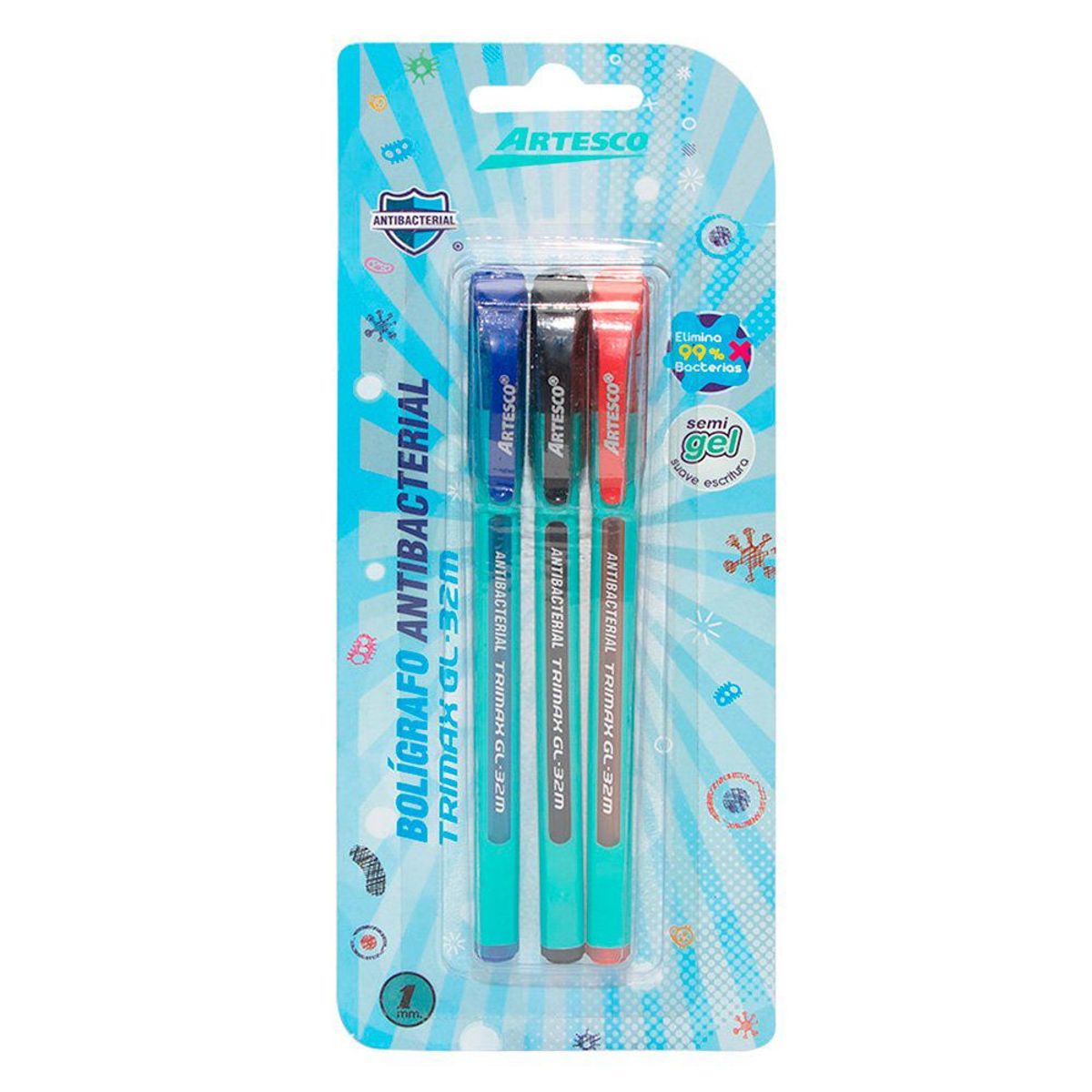ARTESCO - BOLIGRAFO TRIMAX GL32M ANTIBACT ANR