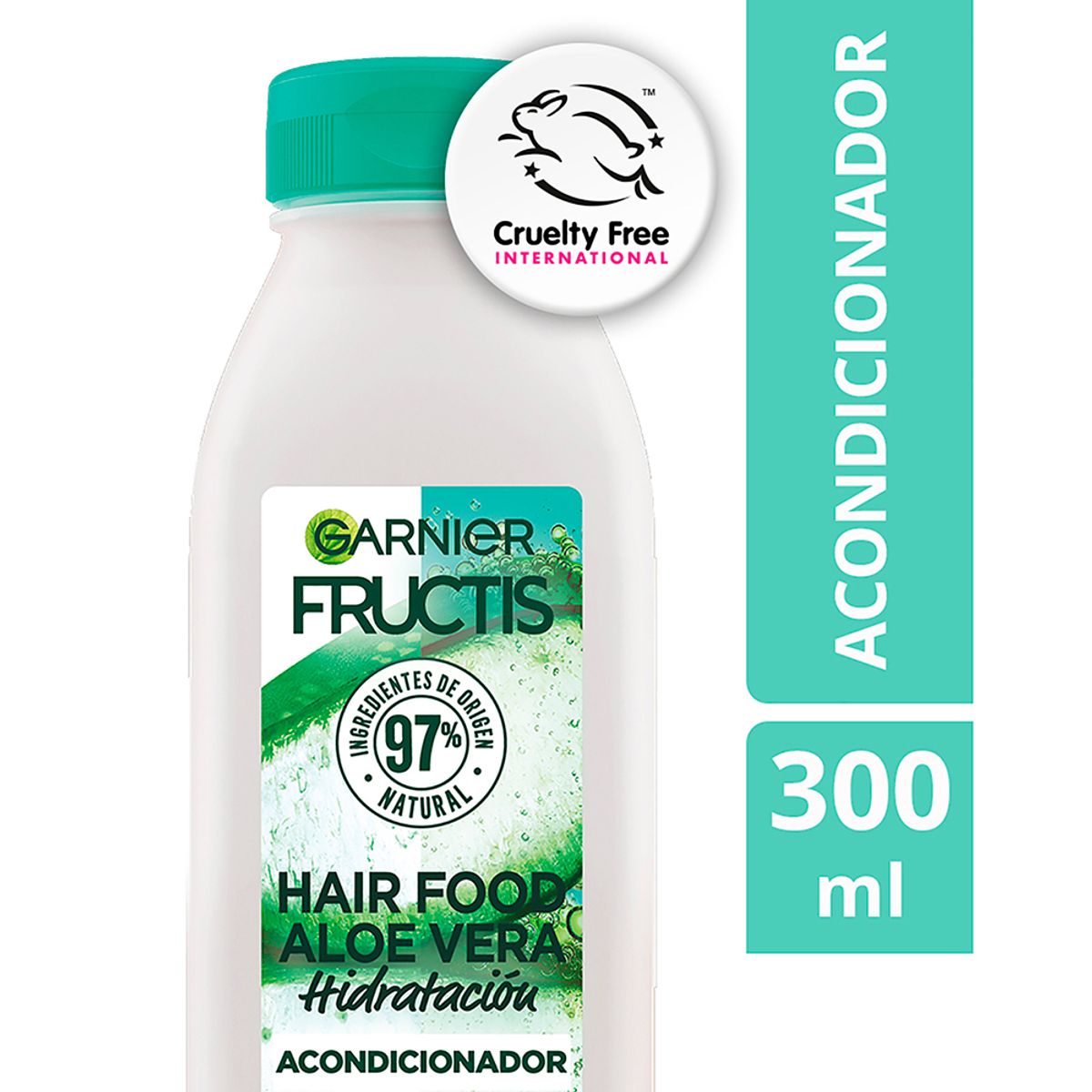 FRUCTIS - Acondicionador Garnier Fructis Hair Food Aloe Botella 300 mL
