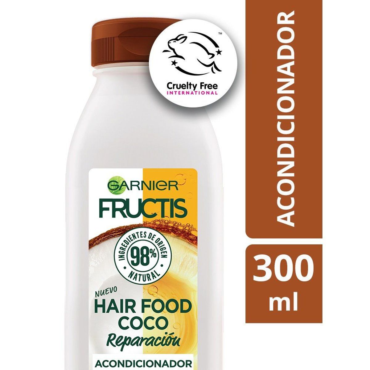 FRUCTIS - Acondicionador Garnier Fructis Hair Food Coco Botella 300 mL