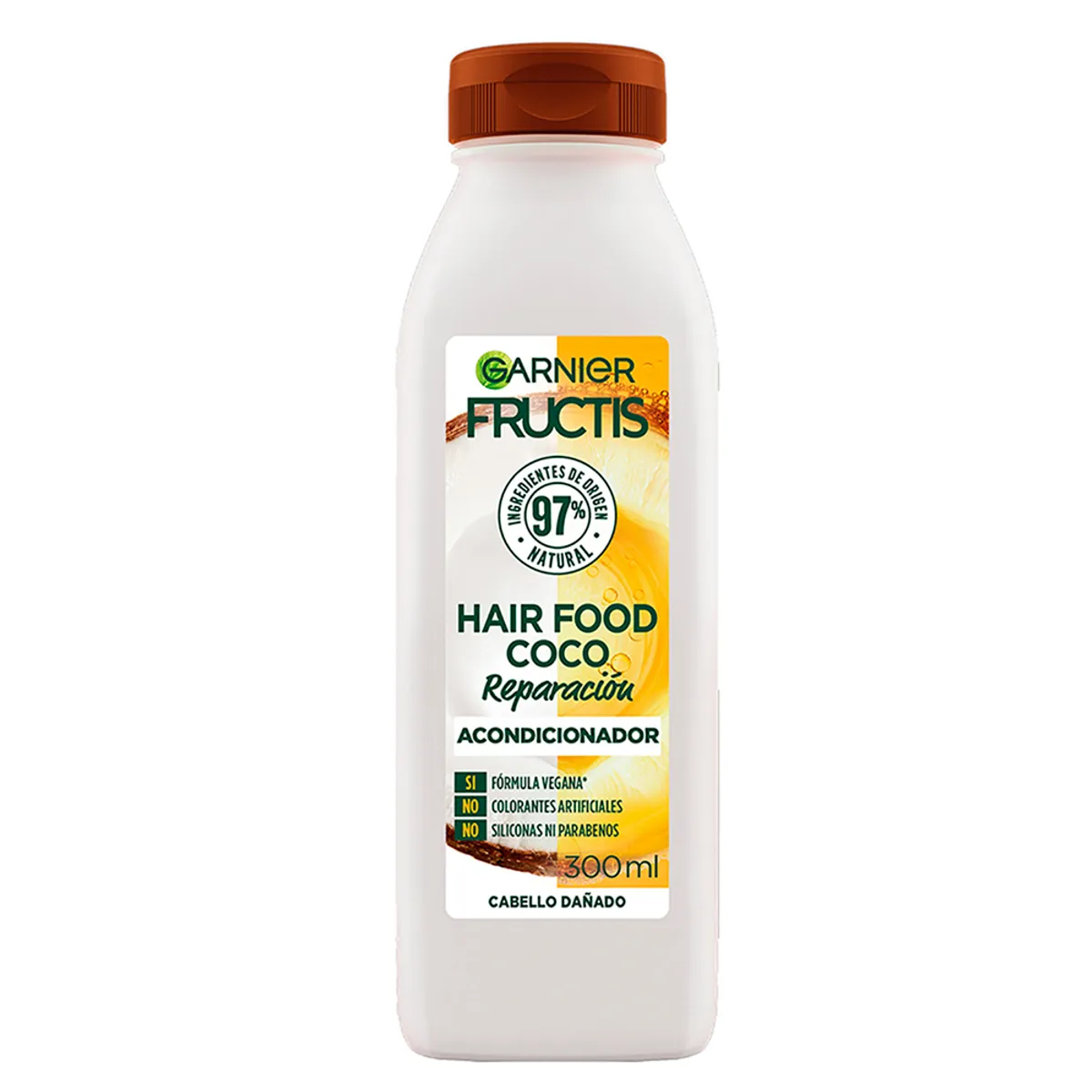 FRUCTIS - Acondicionador Garnier Fructis Hair Food Coco Botella 300 mL