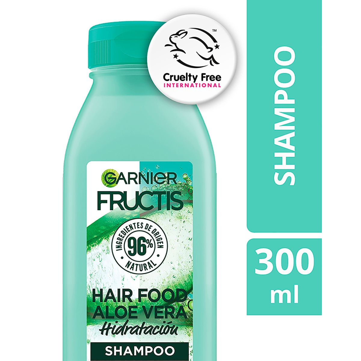 FRUCTIS - Shampoo Garnier Fructis Hair Food Aloe Botella 300 mL