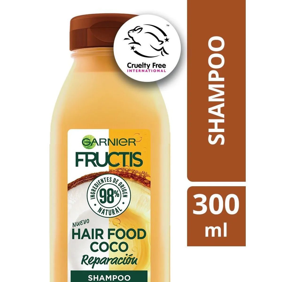 FRUCTIS - Shampoo Garnier Fructis Hair Food Coco Botella 300 mL
