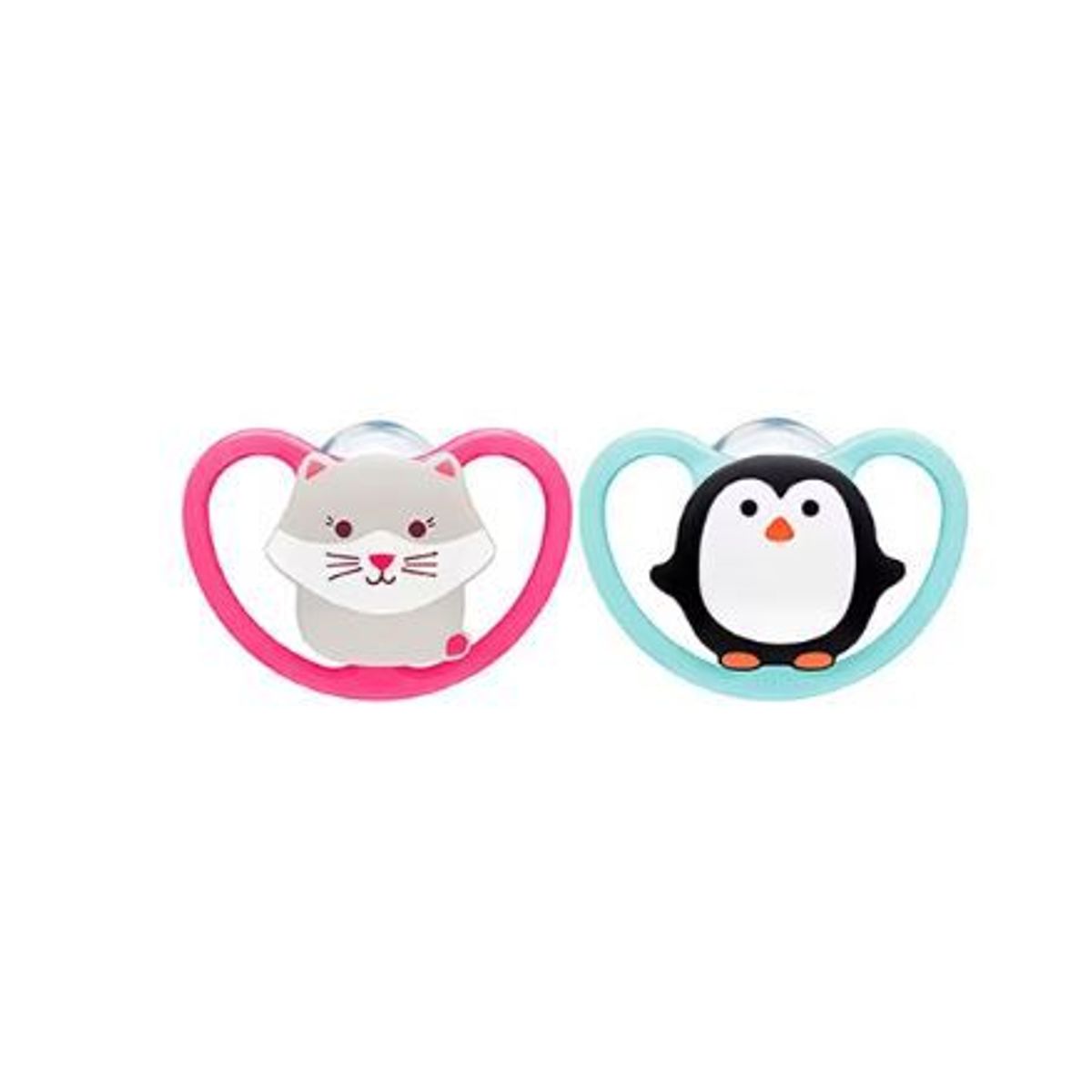 NUK - Chupón Space N°1 Niña Bx2 Nuk