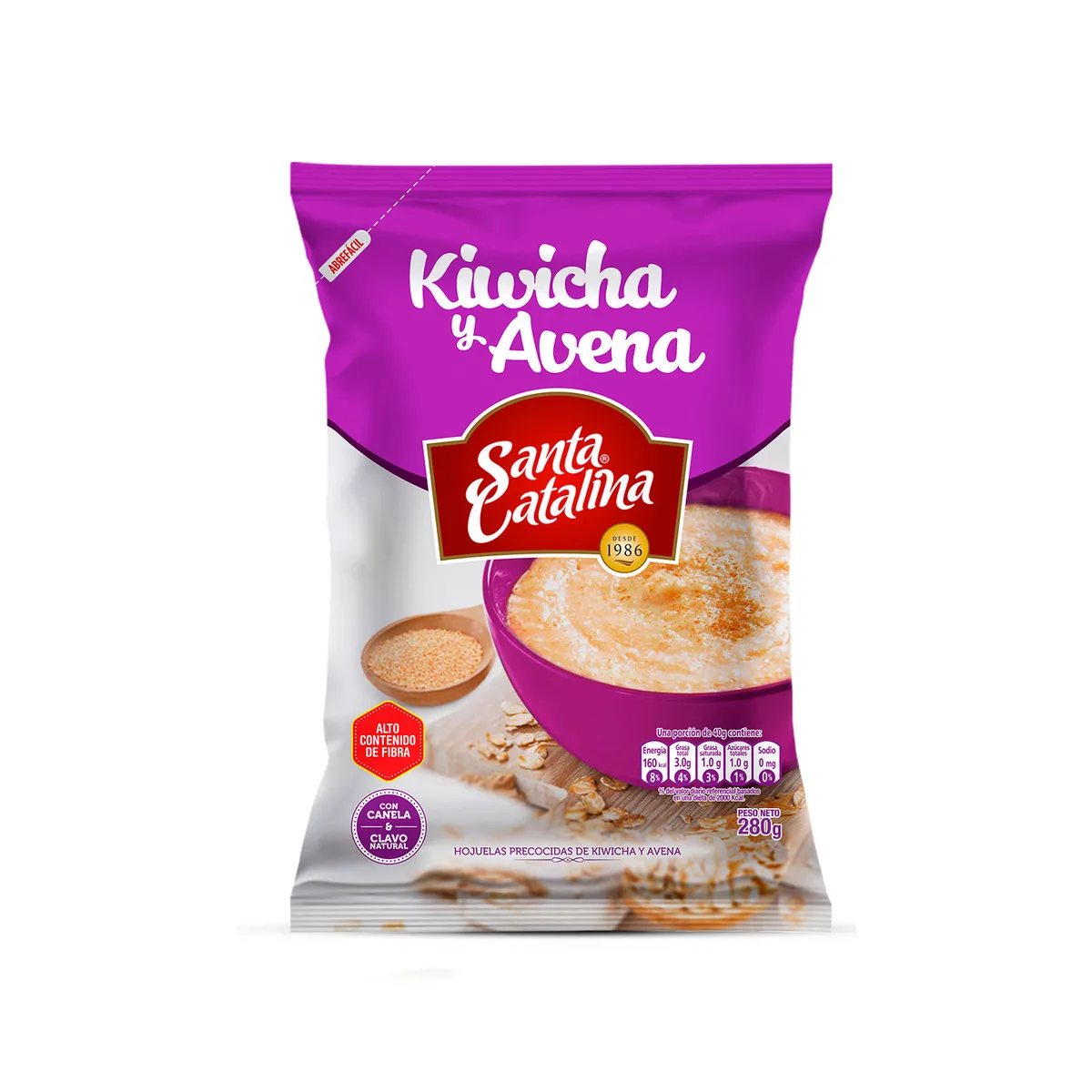 SANTA CATALINA - Kiwicha Avena Santa Catalina Bolsa x 280 g