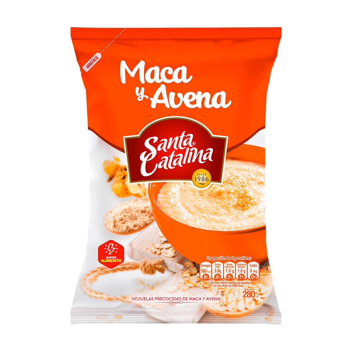 SANTA CATALINA - Avena con Maca Santa Catalina Bolsa 280 g