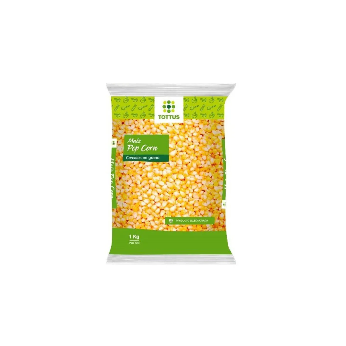 TOTTUS - Maíz Pop Corn Tottus Menestra Bolsa 1 Kg