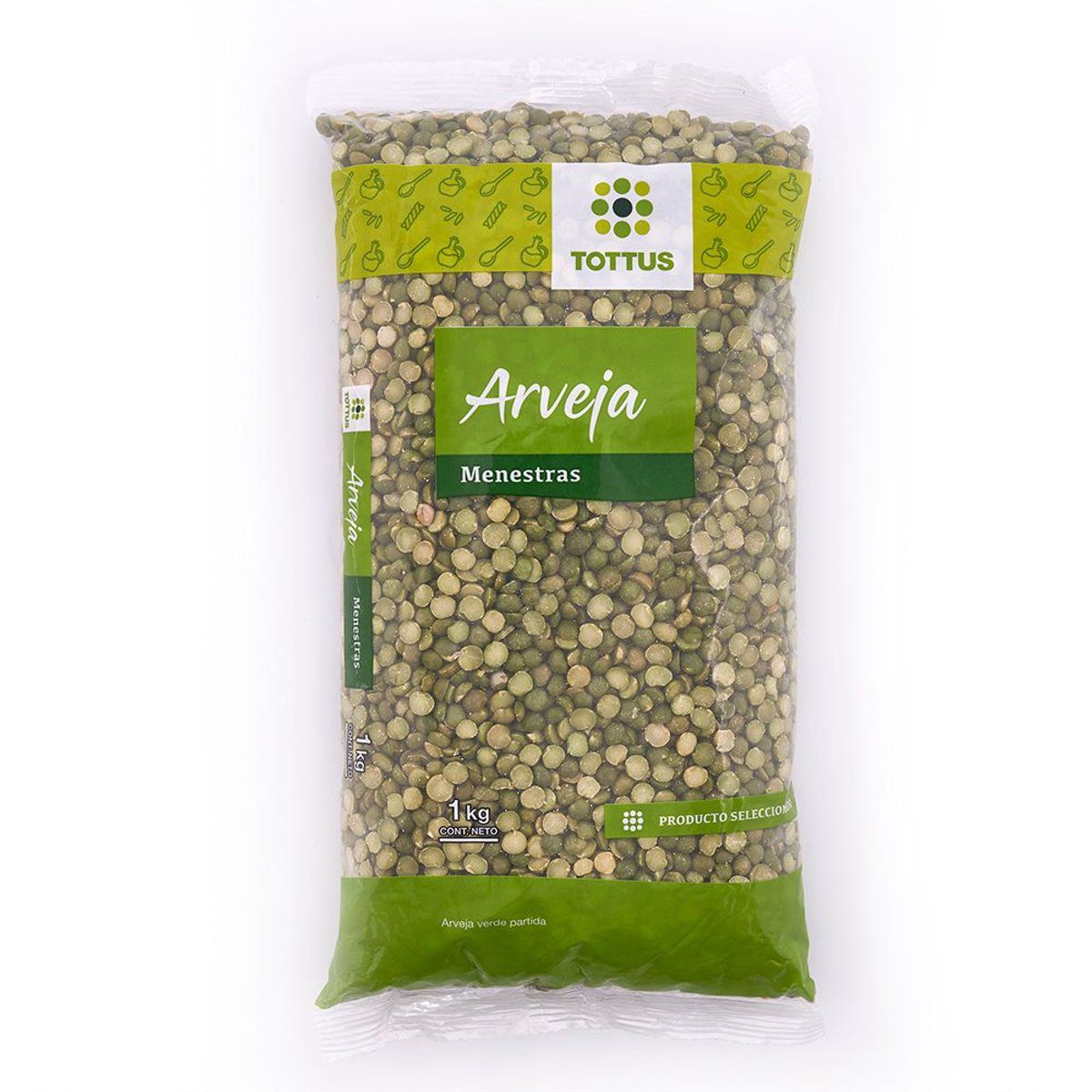 TOTTUS - Arveja Tottus Menestra Bolsa 1 Kg