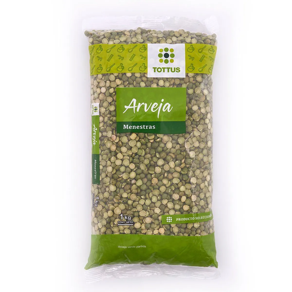 TOTTUS - Arveja Tottus Menestra Bolsa 1 Kg