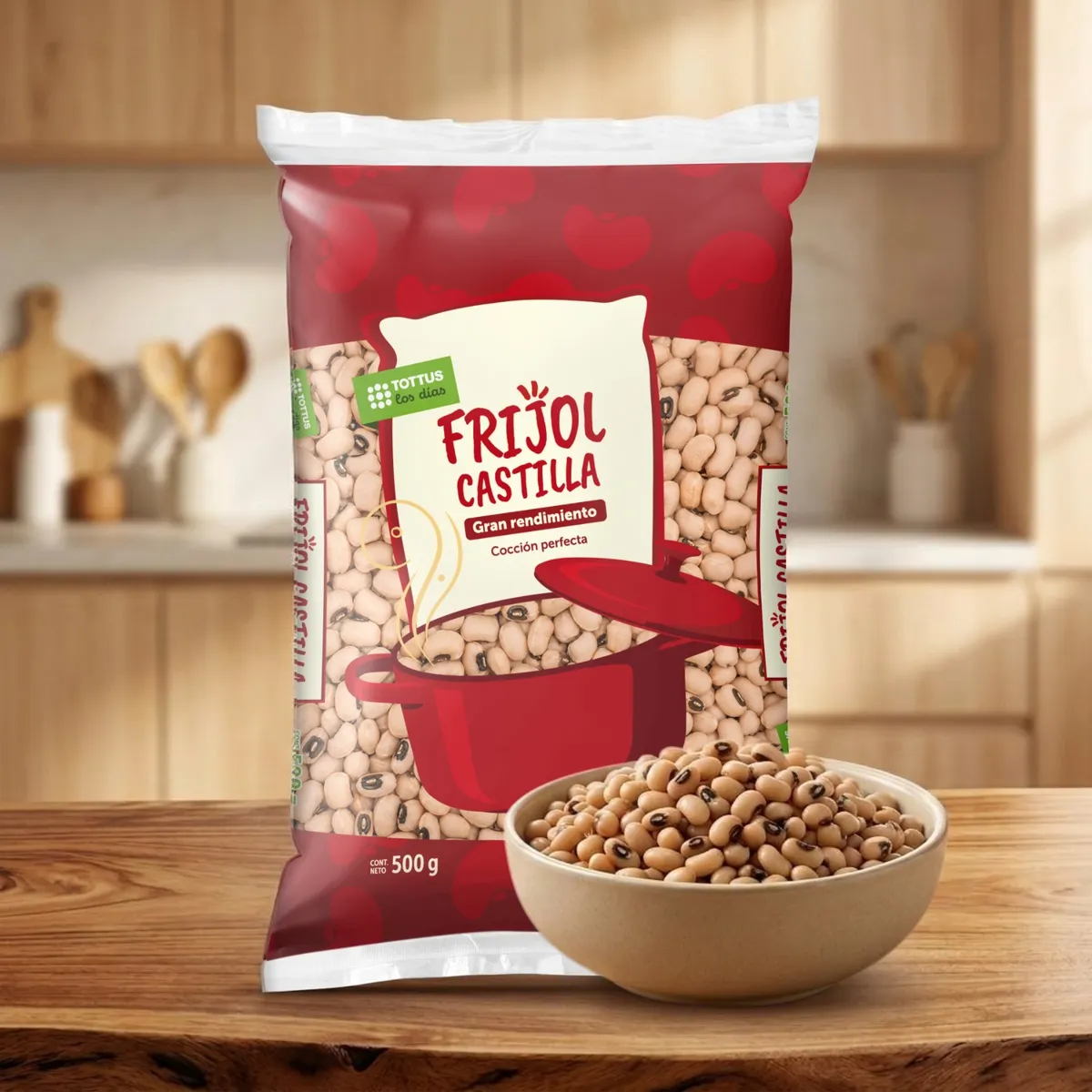 TOTTUS - Frijol Castilla Tottus Menestra Bolsa 500 g