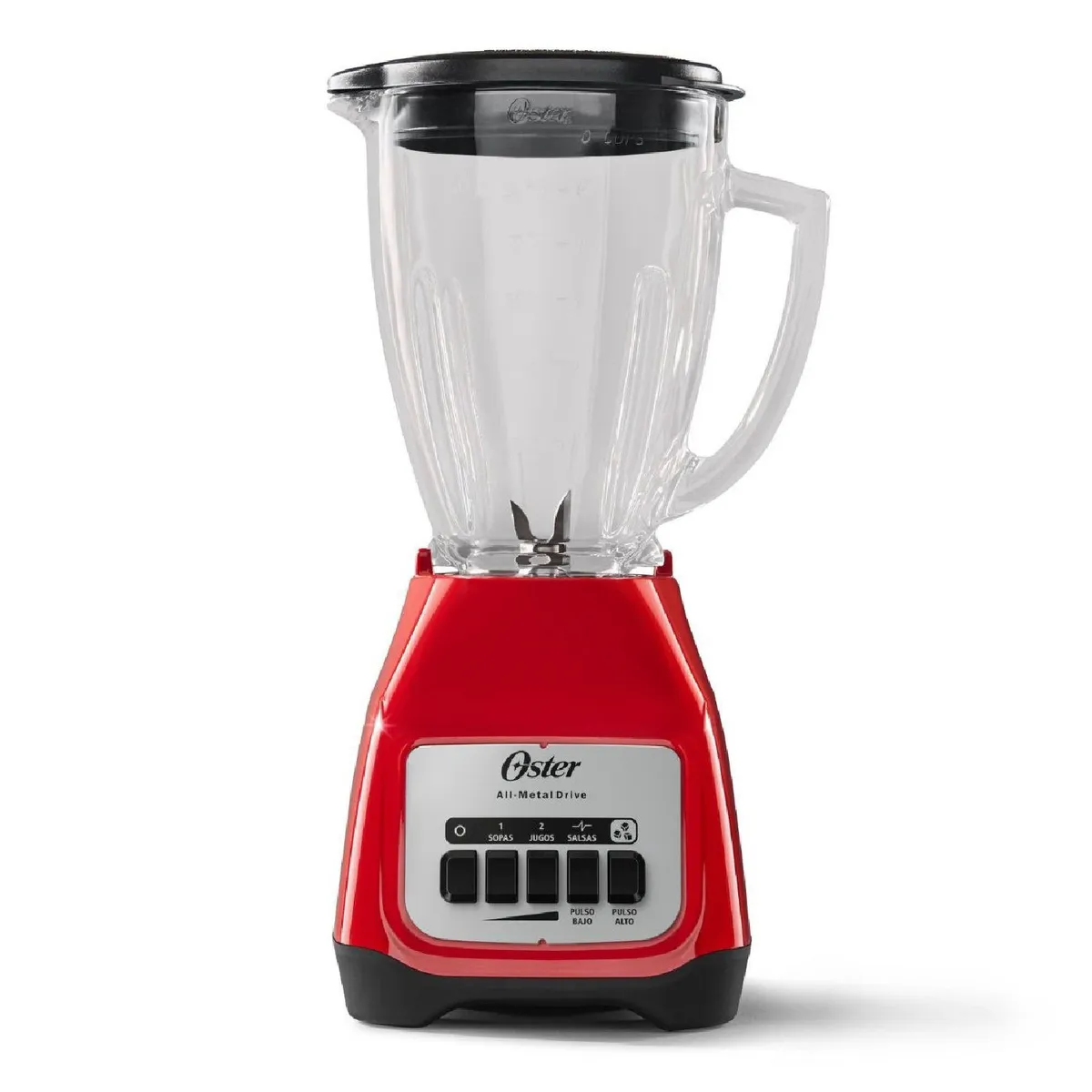 OSTER - Licuadora Oster 2112116 550W Roja Botones