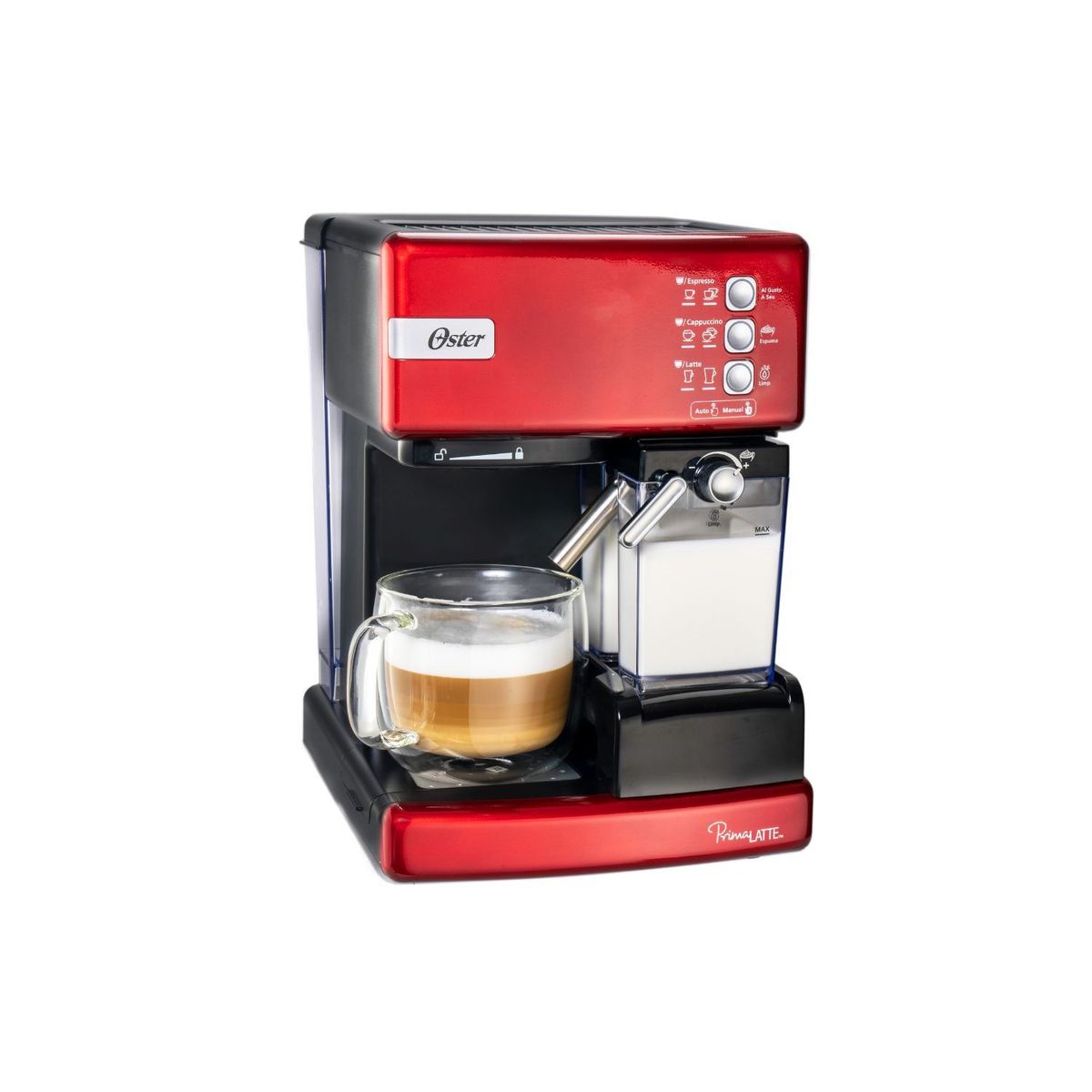 OSTER - Cafetera Prima Latte Roja