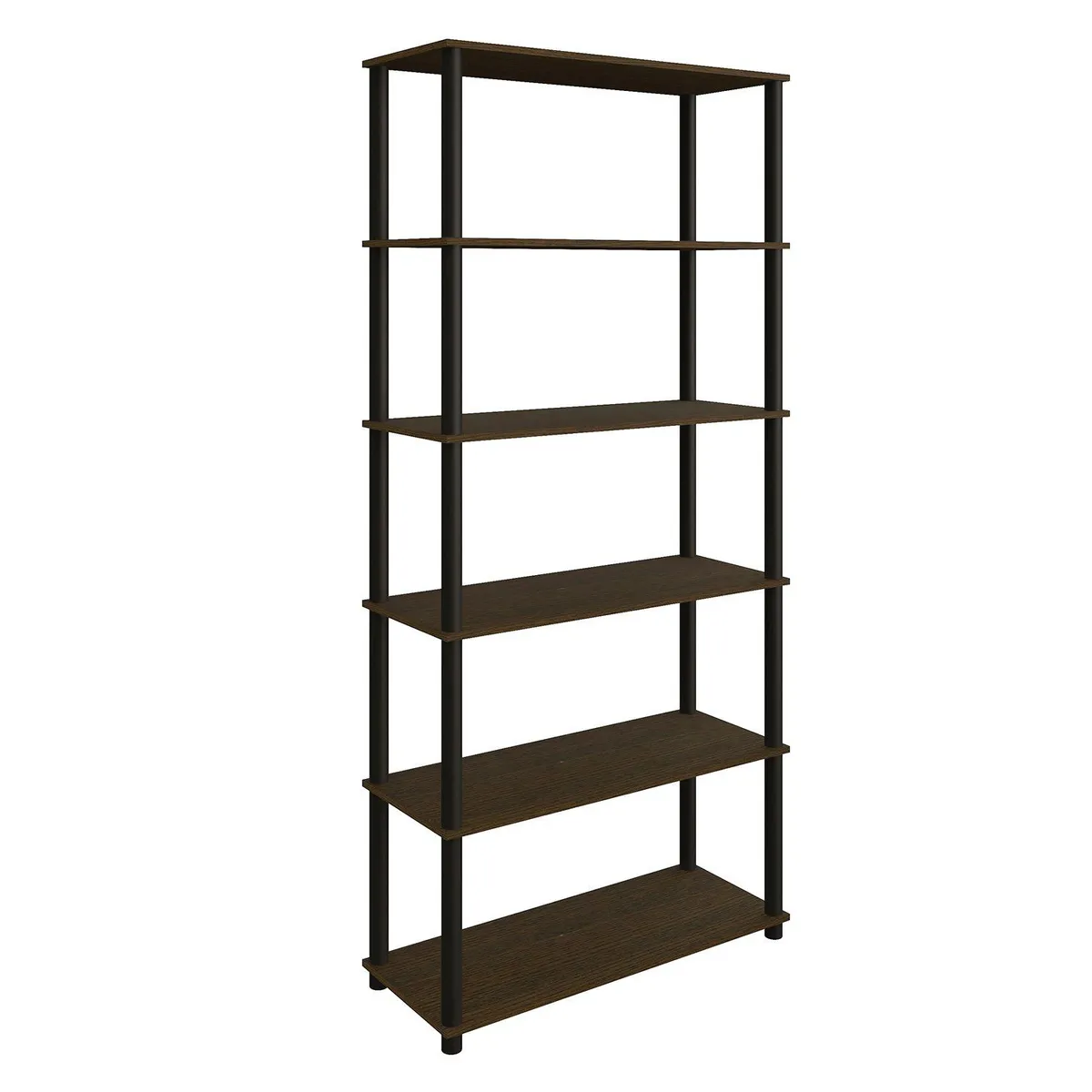 CASA JOVEN - Estante 5 Divisiones Polytubo Chocolate