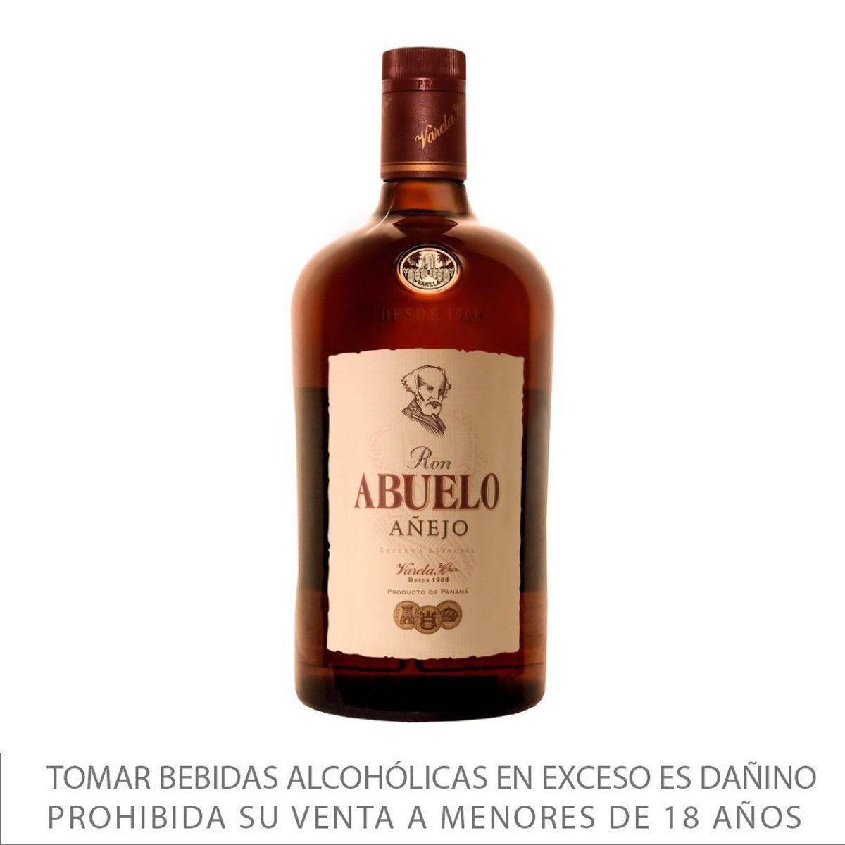 ABUELO - Ron Añejo Abuelo Reserva Especial Botella 1.75 L