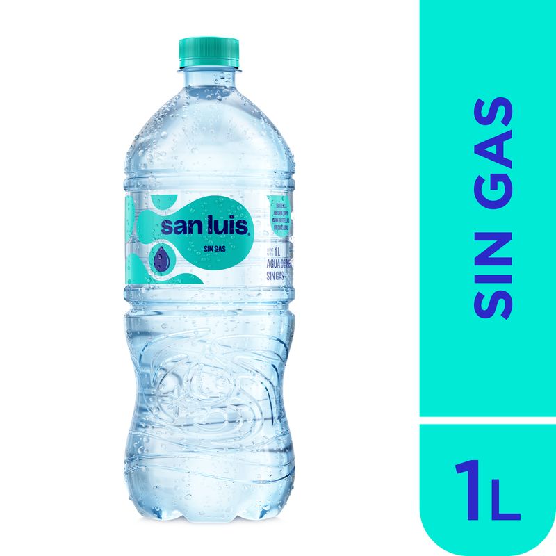 SAN LUIS - Agua Mineral Sin Gas San Luis Botella 1 L