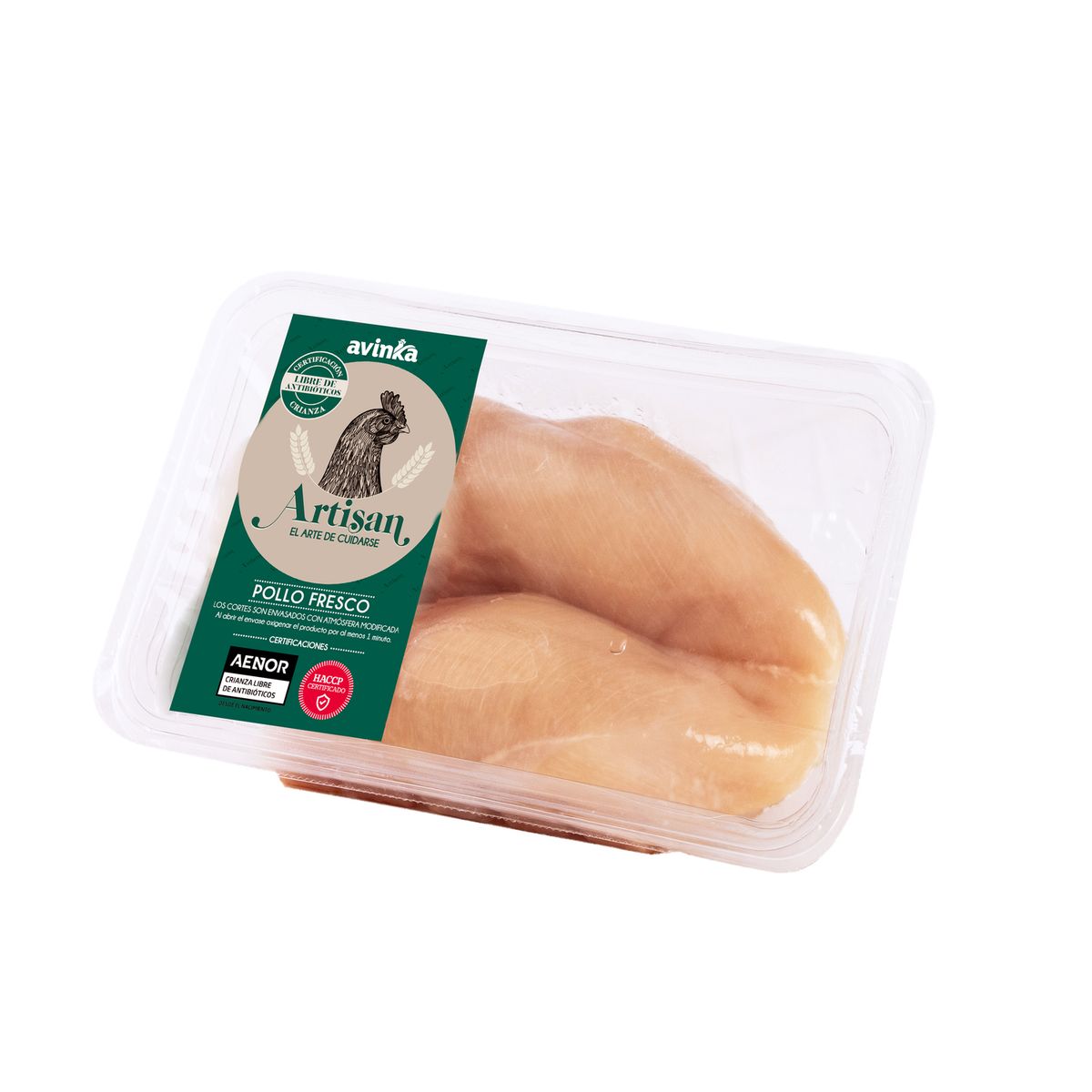 AVINKA - Filete De Pechuga Artisan x Kg. Libre de Antibióticos.