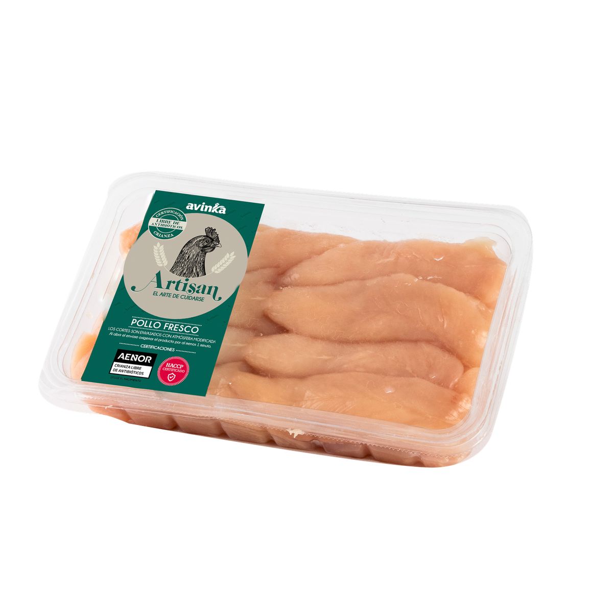 AVINKA - Filete Sasami De Pollo Artisan. Libre de Antibióticos.