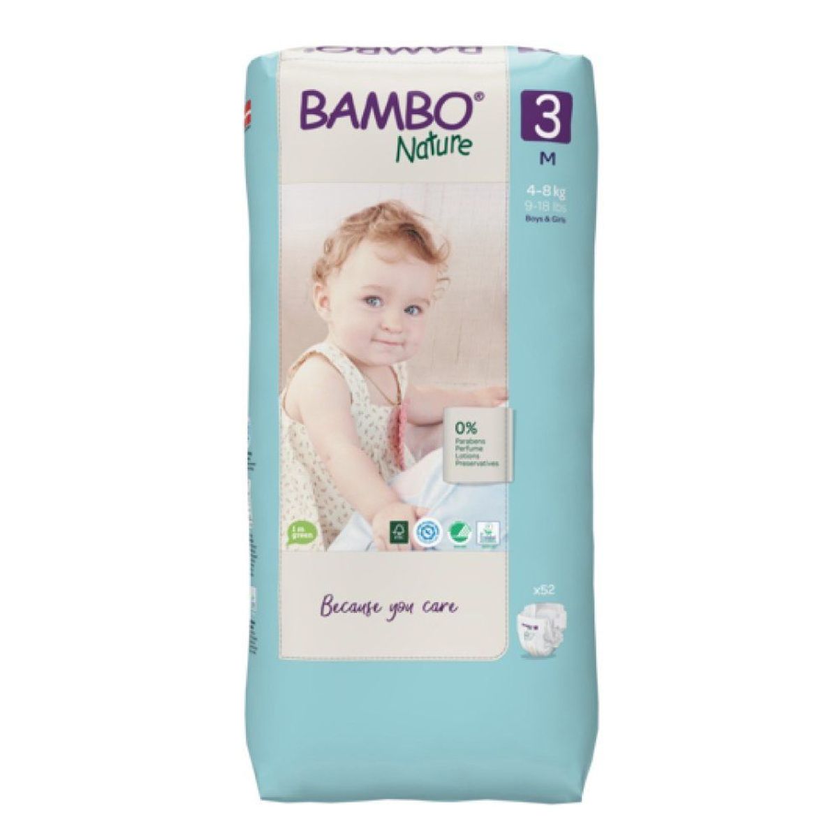 BAMBO NATURE - Pañales Bambo Nature Talla 3 M Empaque 40 Und
