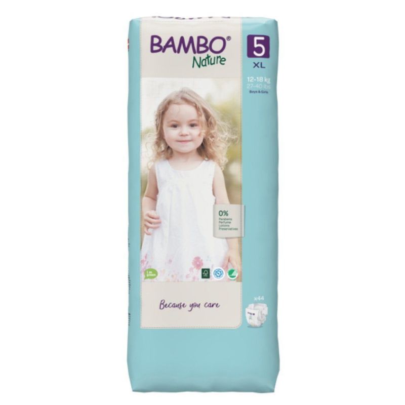 BAMBO NATURE - Pañal Bambo Nature Talla XL Empaque 44 Und