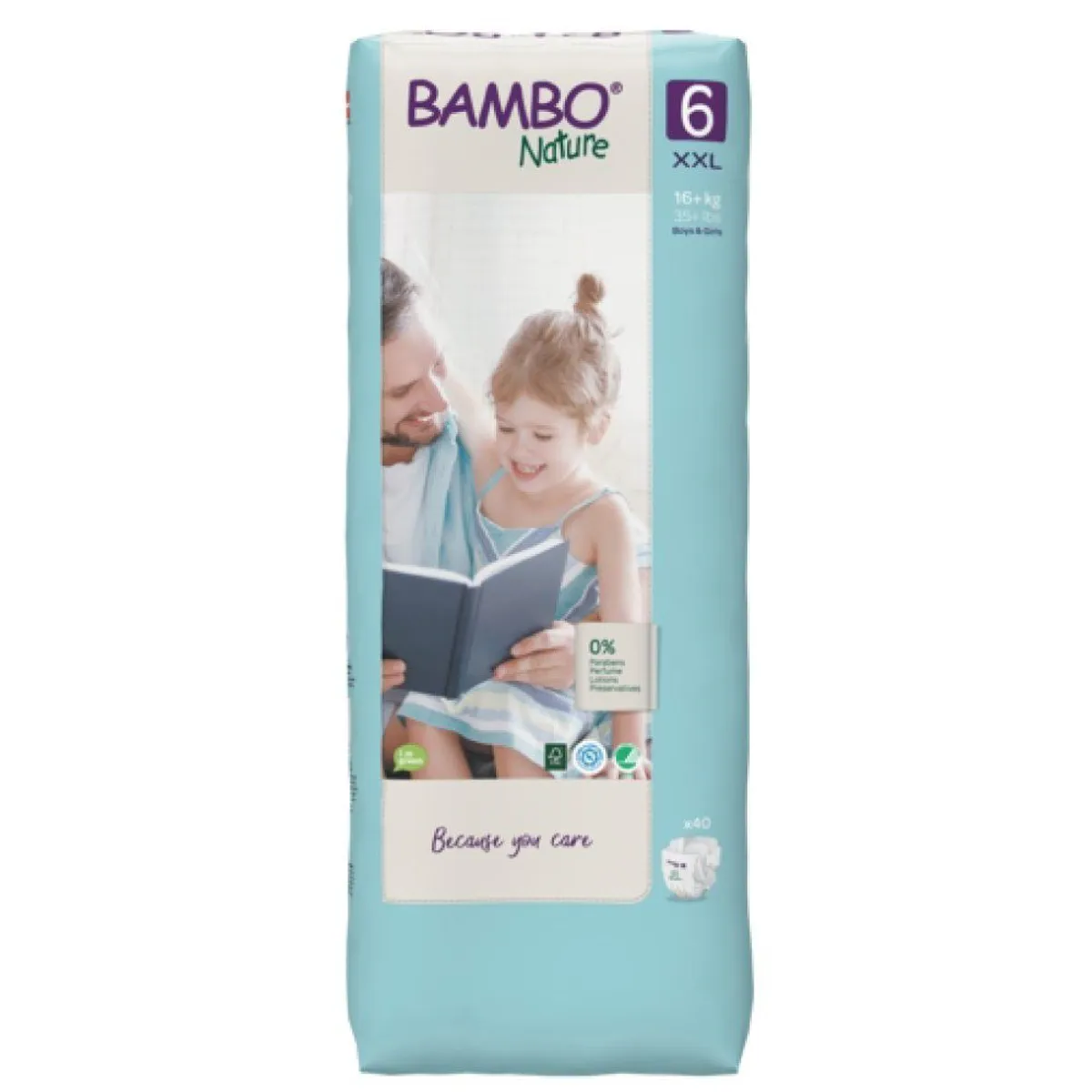 BAMBO NATURE - Pañales Bambo Nature Talla 6 XXL Empaque 40 Und