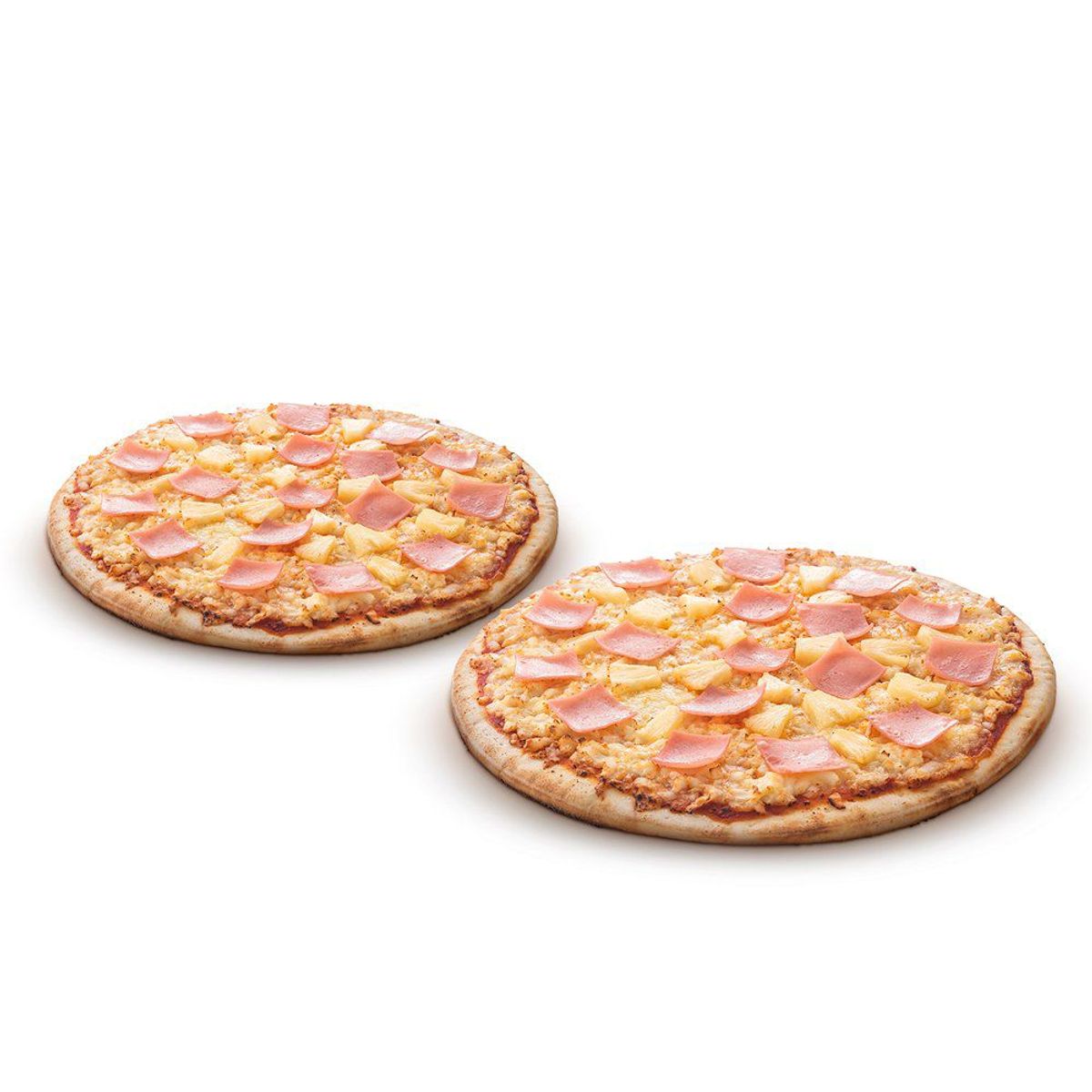 TOTTUS - 2 Pizzas Hawaianas Horneadas Tottus