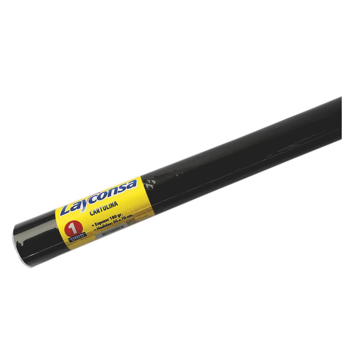 LAYCONSA - CARTULINA NEGRA 180GR 50X70 RLLX1