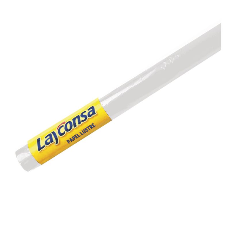 LAYCONSA - Papel Lustre Layconsa Blanco 50 cm X 70 cm Rollo 3 Und
