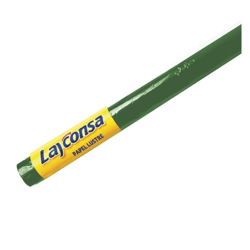 LAYCONSA - Papel Lustre Layconsa Verde Oscuro 50 cm X 70 cm Rollo 3 Und