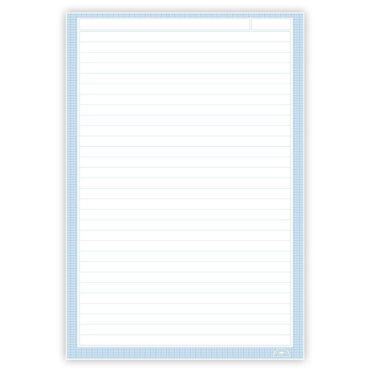 LAYCONSA - Papelógrafo Layconsa Rayado 57cm x 83cm Rollo 3 Und