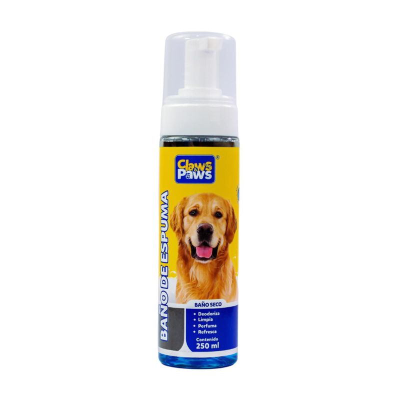 CLAWS PAWS - Baño De Espuma Seco Claws Paws x 250 mL Perro