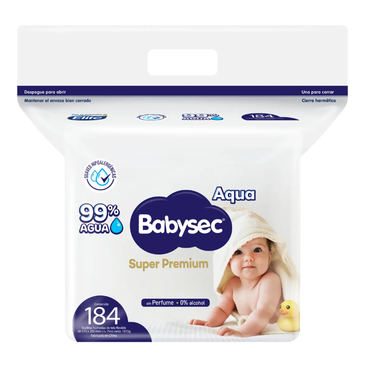 BABYSEC - Toallitas Húmedas Babysec Súper Premium Empaque 184 Und