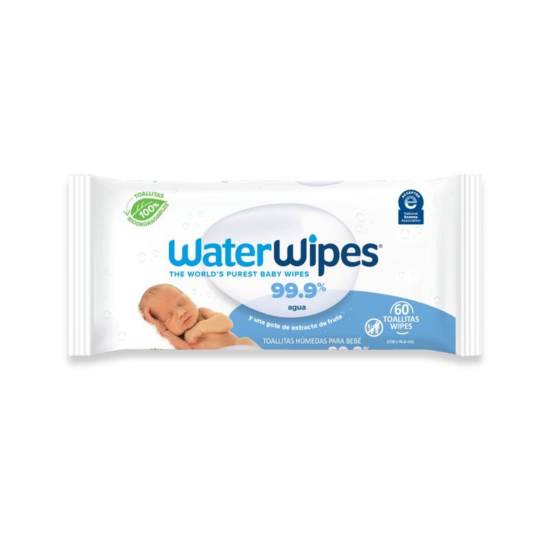 WATERWIPES - Toallitas Húmedas Waterwipes Bebés Caja 60 Und