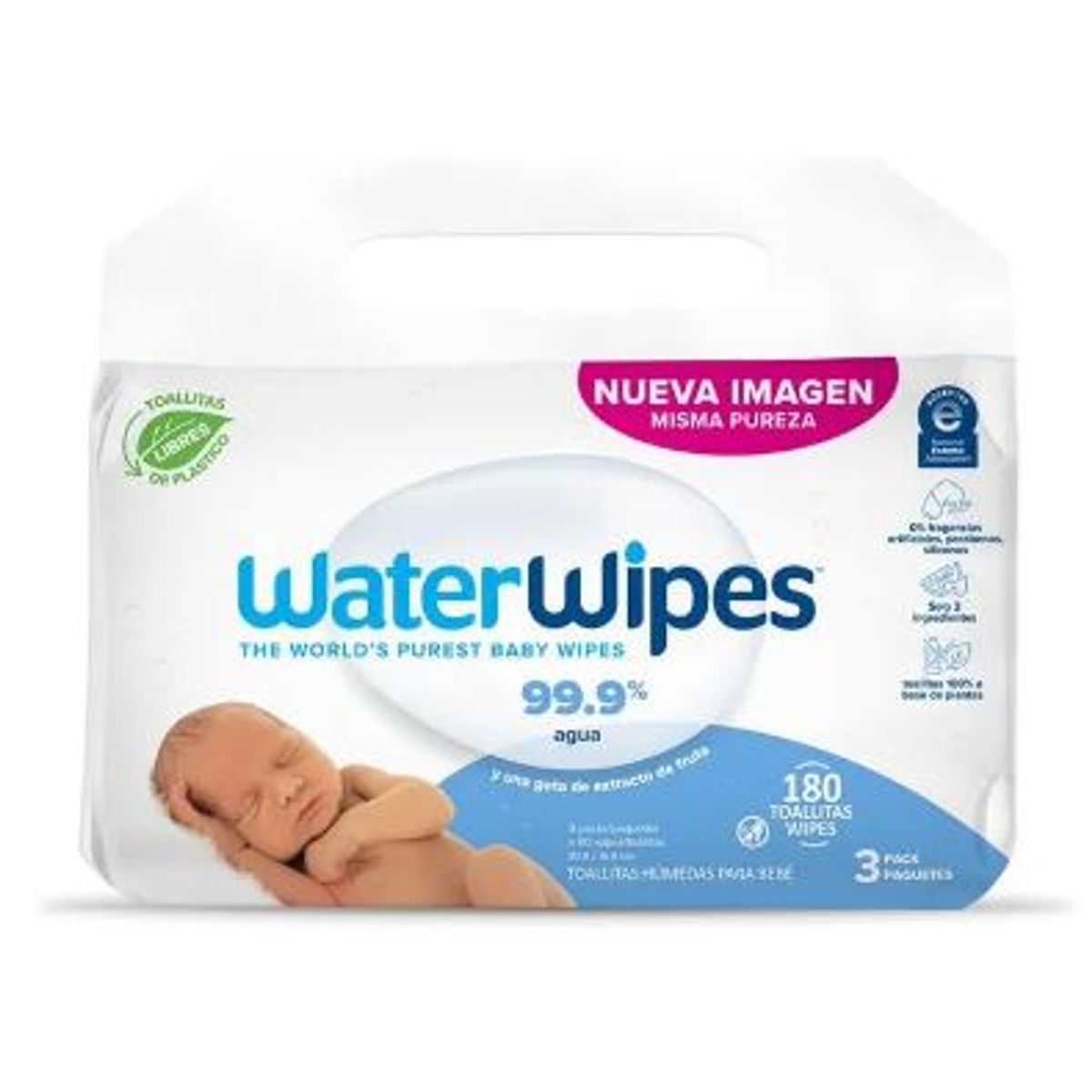 WATERWIPES - Toallitas Húmedas Waterwipes Empaque 180 Und