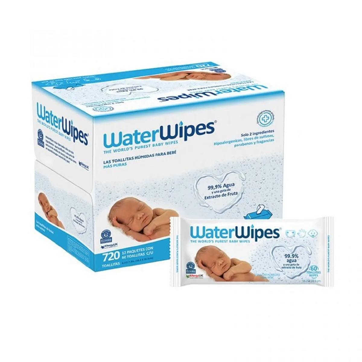 WATERWIPES - Toallitas Húmedas Waterwipes Caja 720 Und