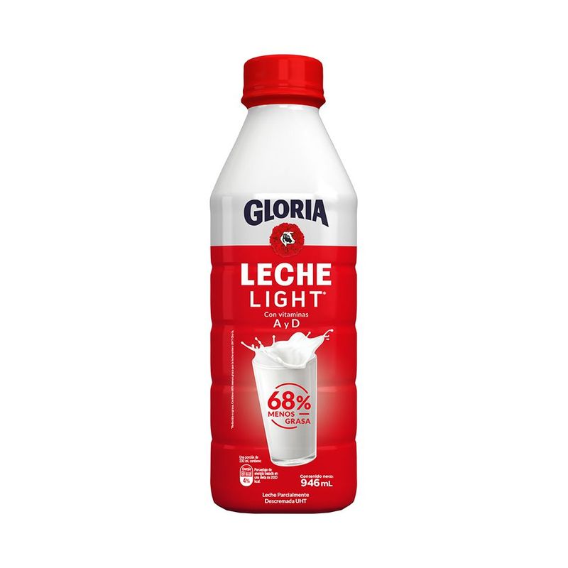 GLORIA - Leche Gloria Light Uht 946 mL