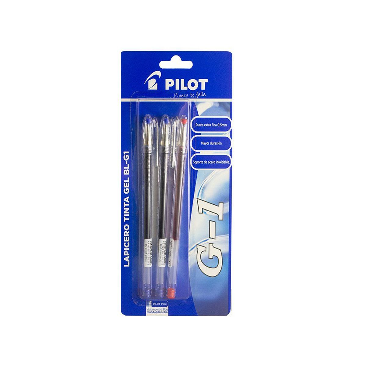 PILOT - BOLIGRAFO PILOT BLG1 X3 2 AZUL+1 ROJ