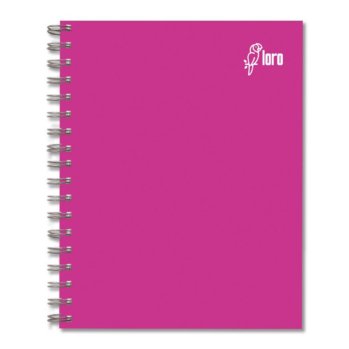 LORO - Cuaderno Anillado Cuadriculado Loro 100 Hojas