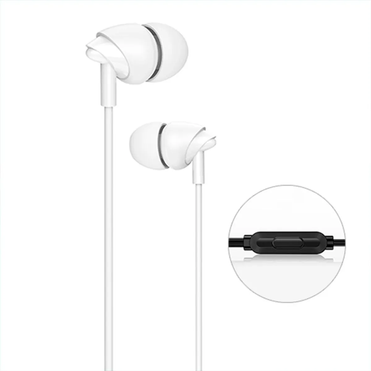 USAMS - Audífonos Handsfree 1.2m Blanco