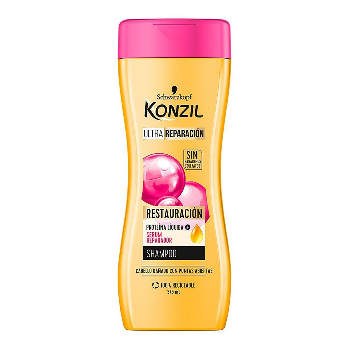 KONZIL - Shampoo Konzil Ultra Restauración Envase 375 mL