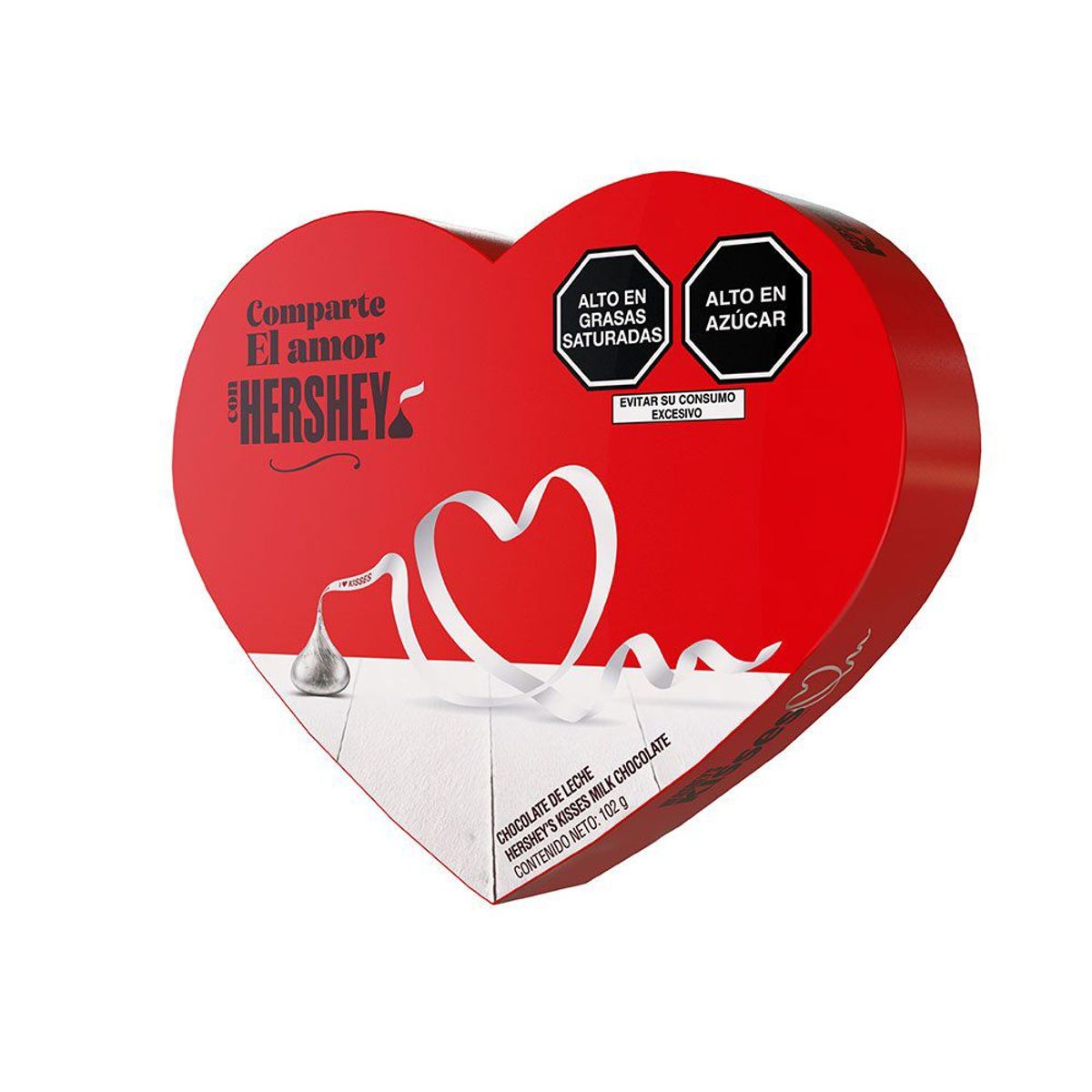 KISSES - Chocolates Kisses Corazon Envase 102 g