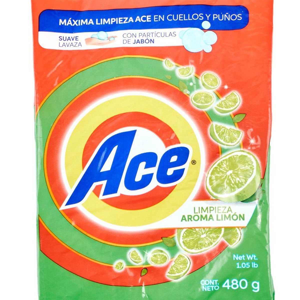 ACE - Deterengte en Polvo Ace Limón Bolsa 480 g