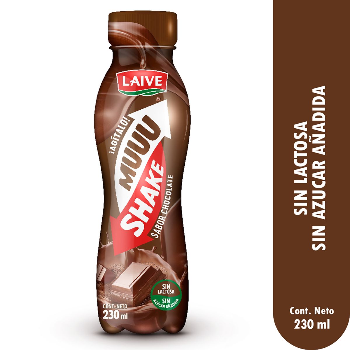 LAIVE - Bebida Milkshake Laive Chocolate Botella 230 mL